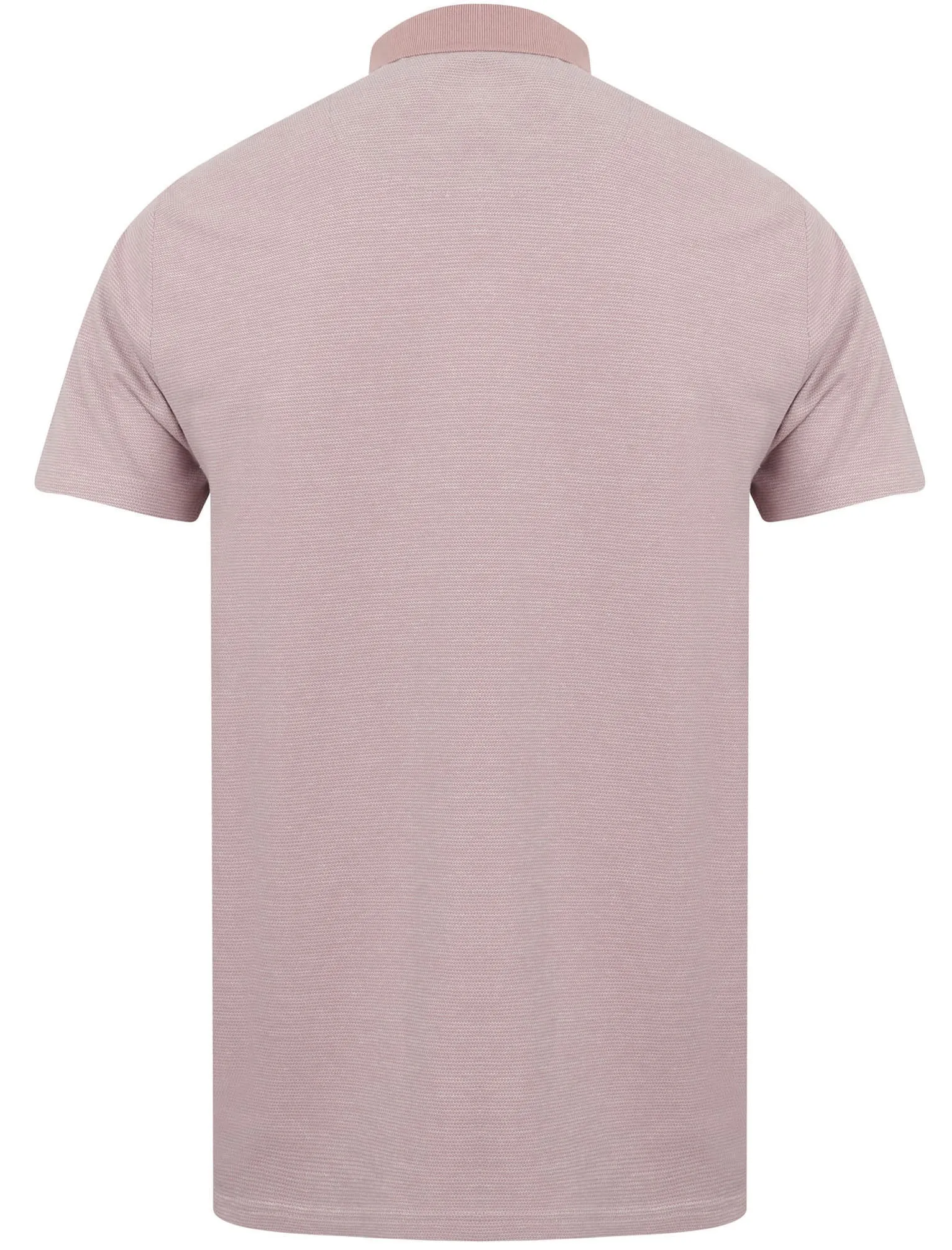 Norfolk Cotton Textured Jersey Polo Shirt in Deauville Mauve - Kensington Eastside sold by Tokyo Laundry product image thumbnail 2