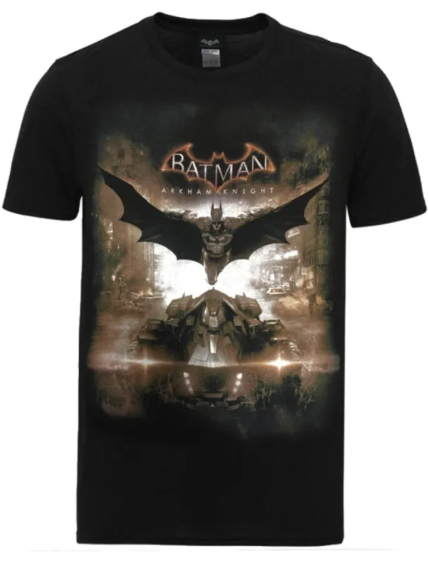 Batman Car 4 DC Graphic Crew Neck T-Shirt in Black sold by Tokyo Laundry