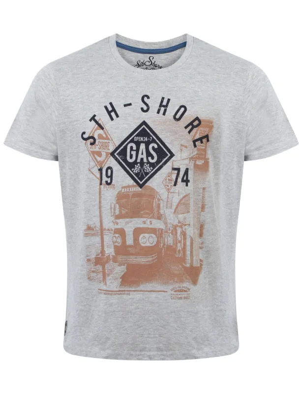 Mens South Shore Gas grey T-Shirt sold by Tokyo Laundry