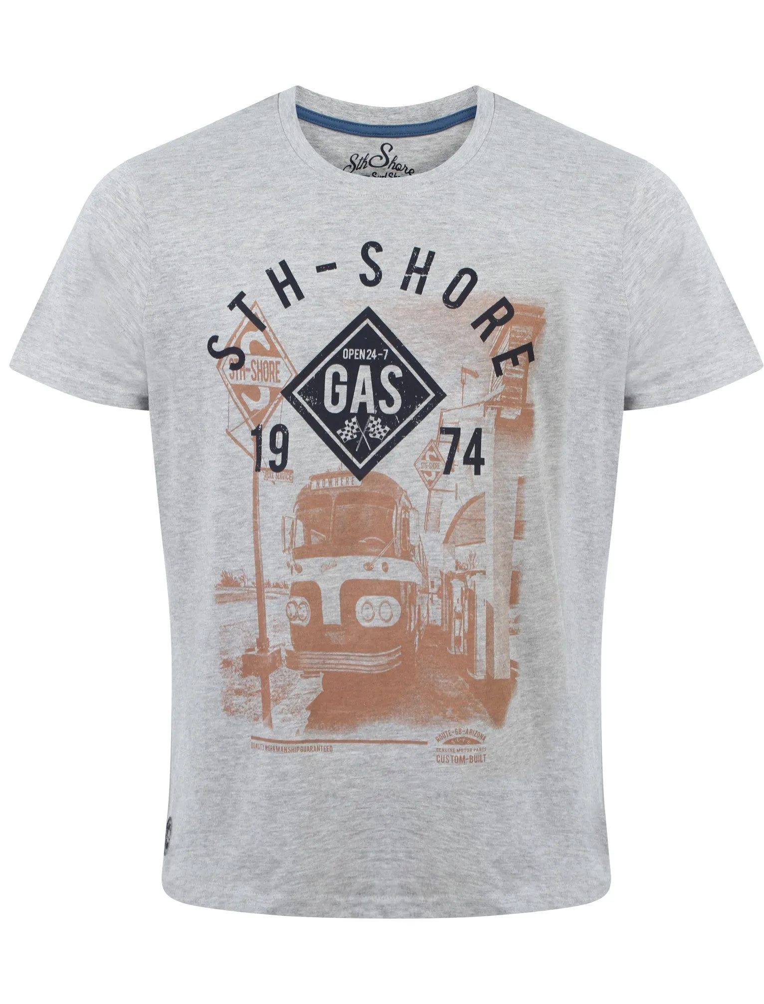 Mens South Shore Gas grey T-Shirt sold by Tokyo Laundry