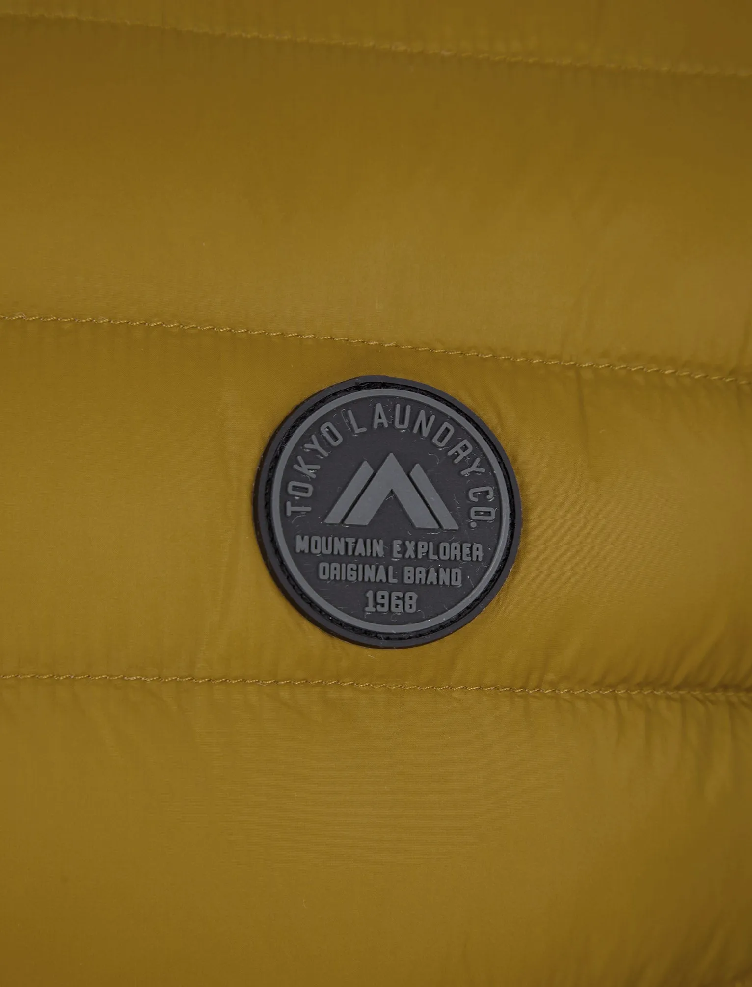 Yuley Quilted Puffer Gilet with Fleece Lined Collar in Golden Brown - Tokyo Laundry sold by Tokyo Laundry product image thumbnail 3