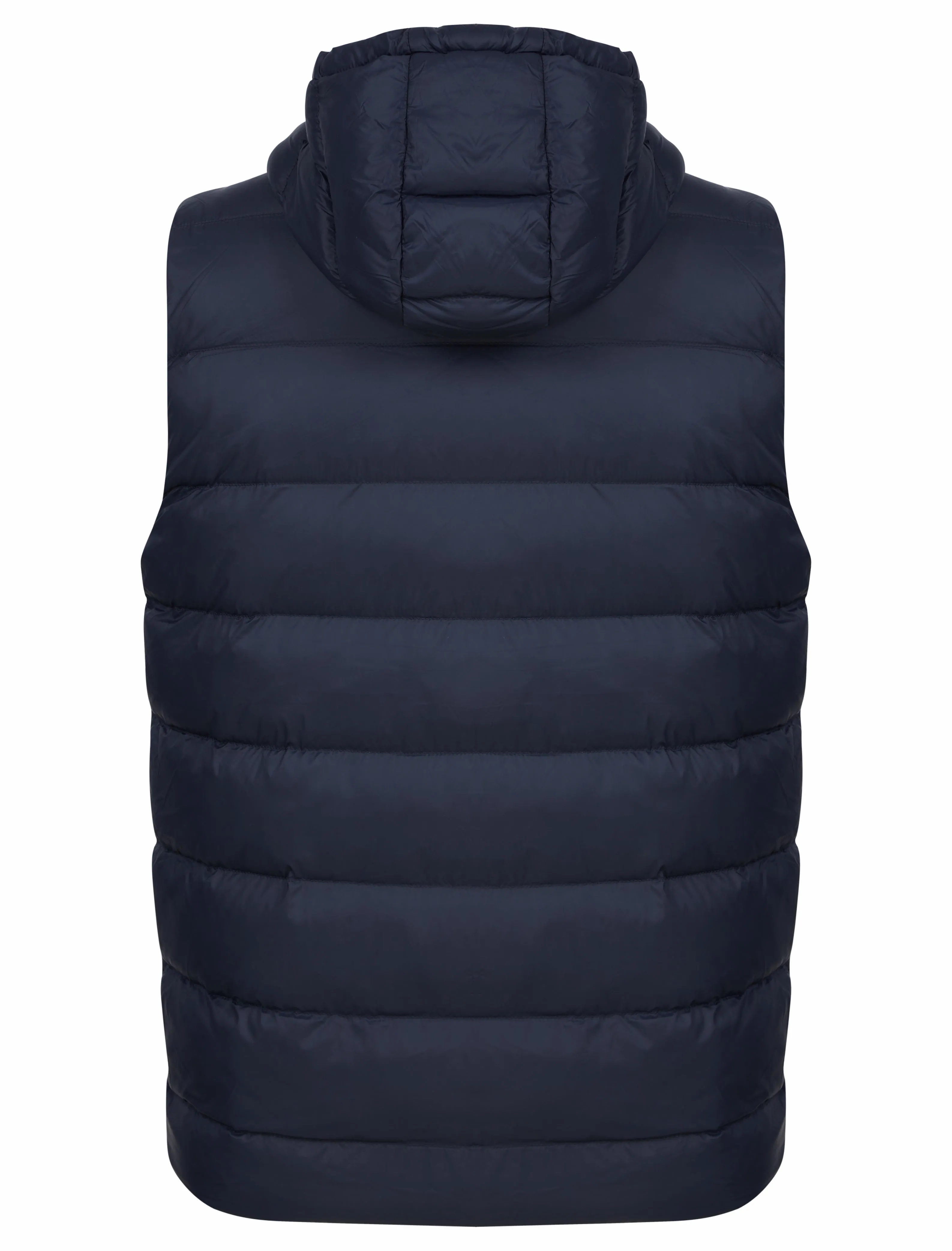 Therius Micro Fleece Lined Quilted Puffer Gilet with Hood in Golden Brown - Tokyo Laundry sold by Tokyo Laundry product image thumbnail 2