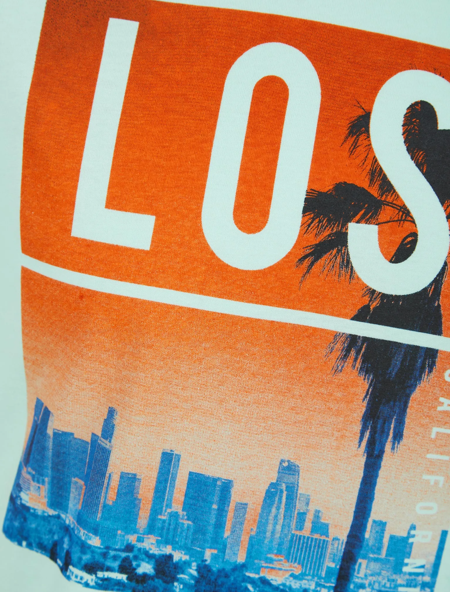 Cutout Motif Cotton Jersey T-Shirt in Blue Glow - South Shore sold by Tokyo Laundry product image thumbnail 3