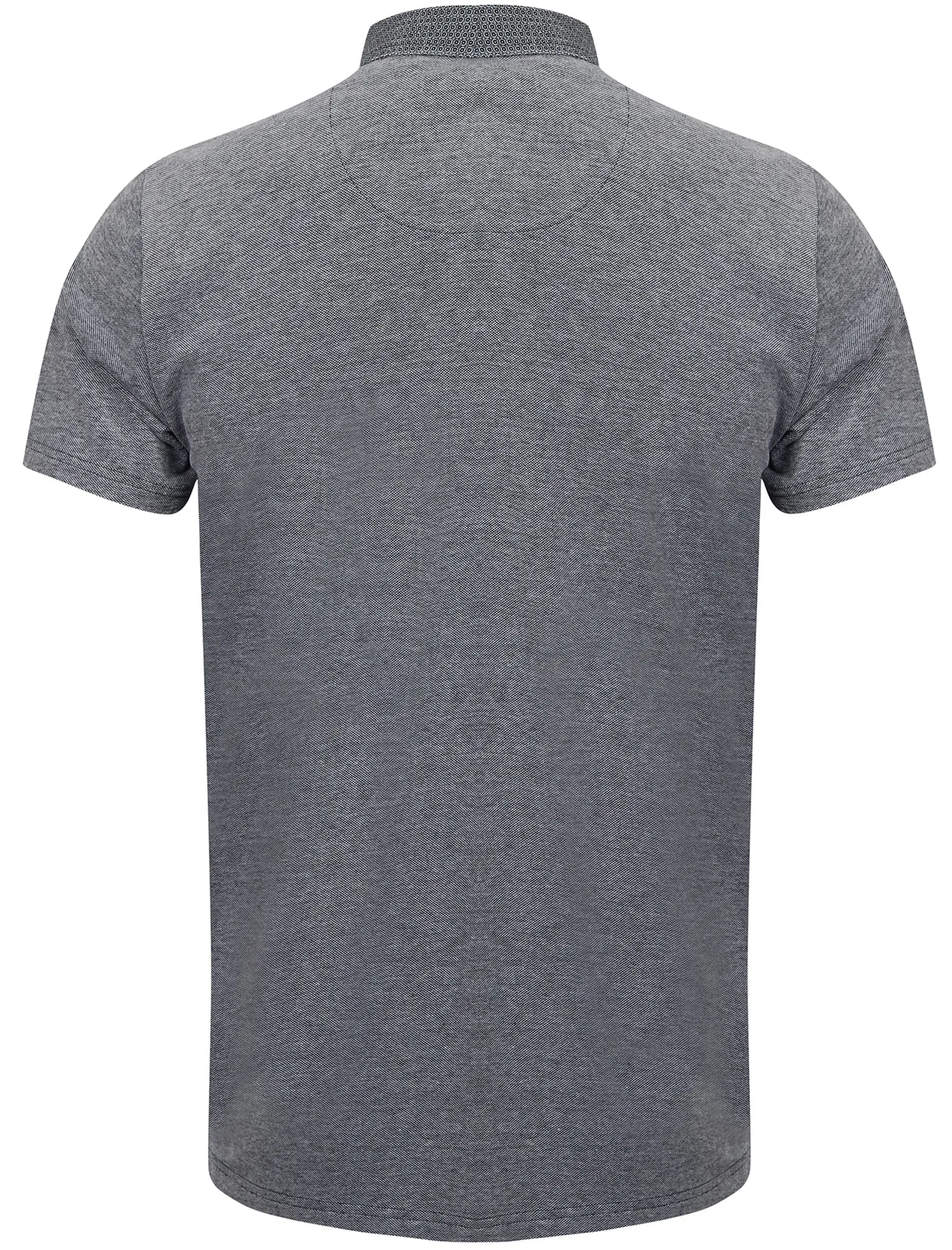 Gavel Pique Polo Shirt with Printed Collar in True Navy - Le Shark sold by Tokyo Laundry product image thumbnail 2