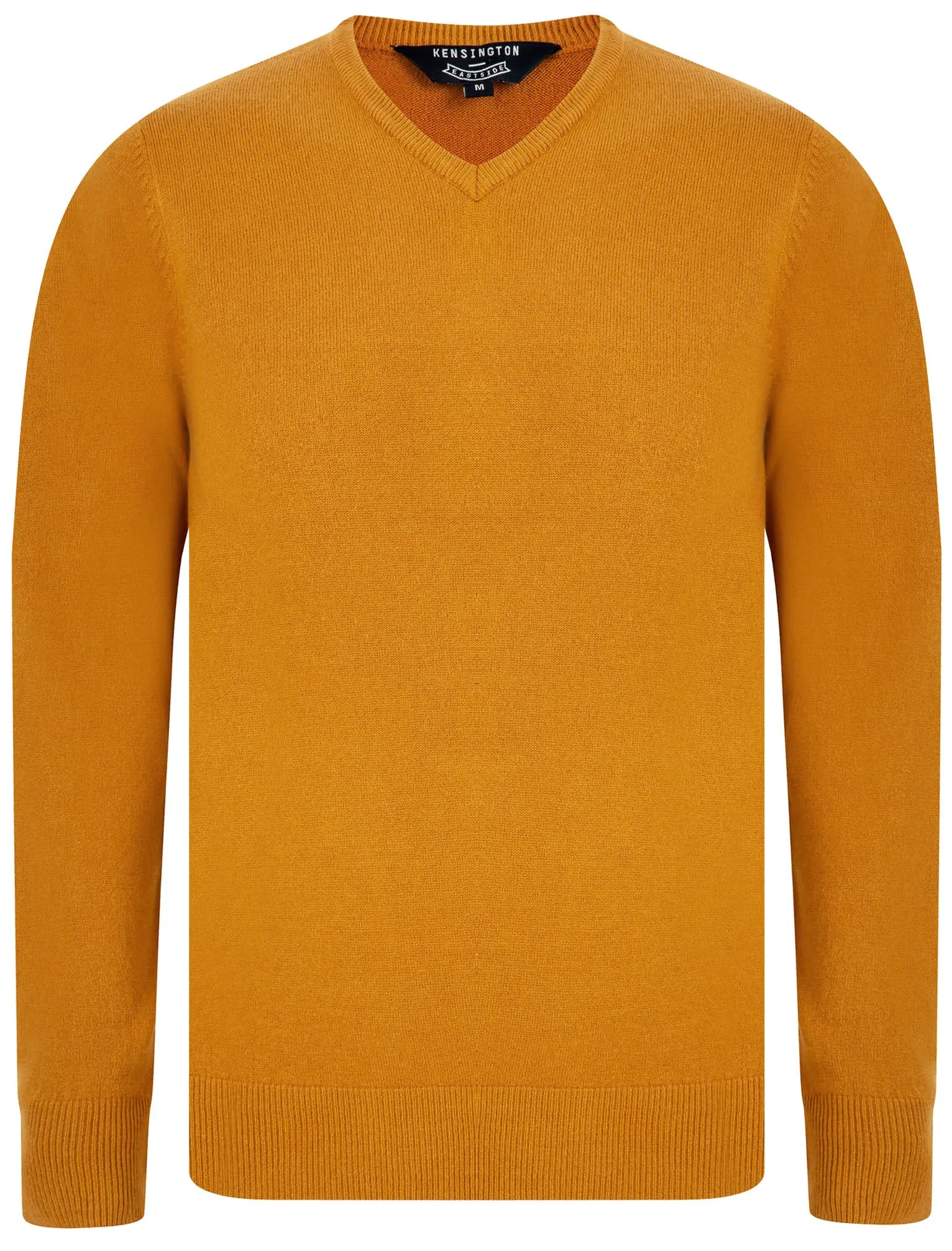 Silvo Soft Cashmillon V Neck Jumper In Mustard - Kensington Eastside sold by Tokyo Laundry product image thumbnail 4
