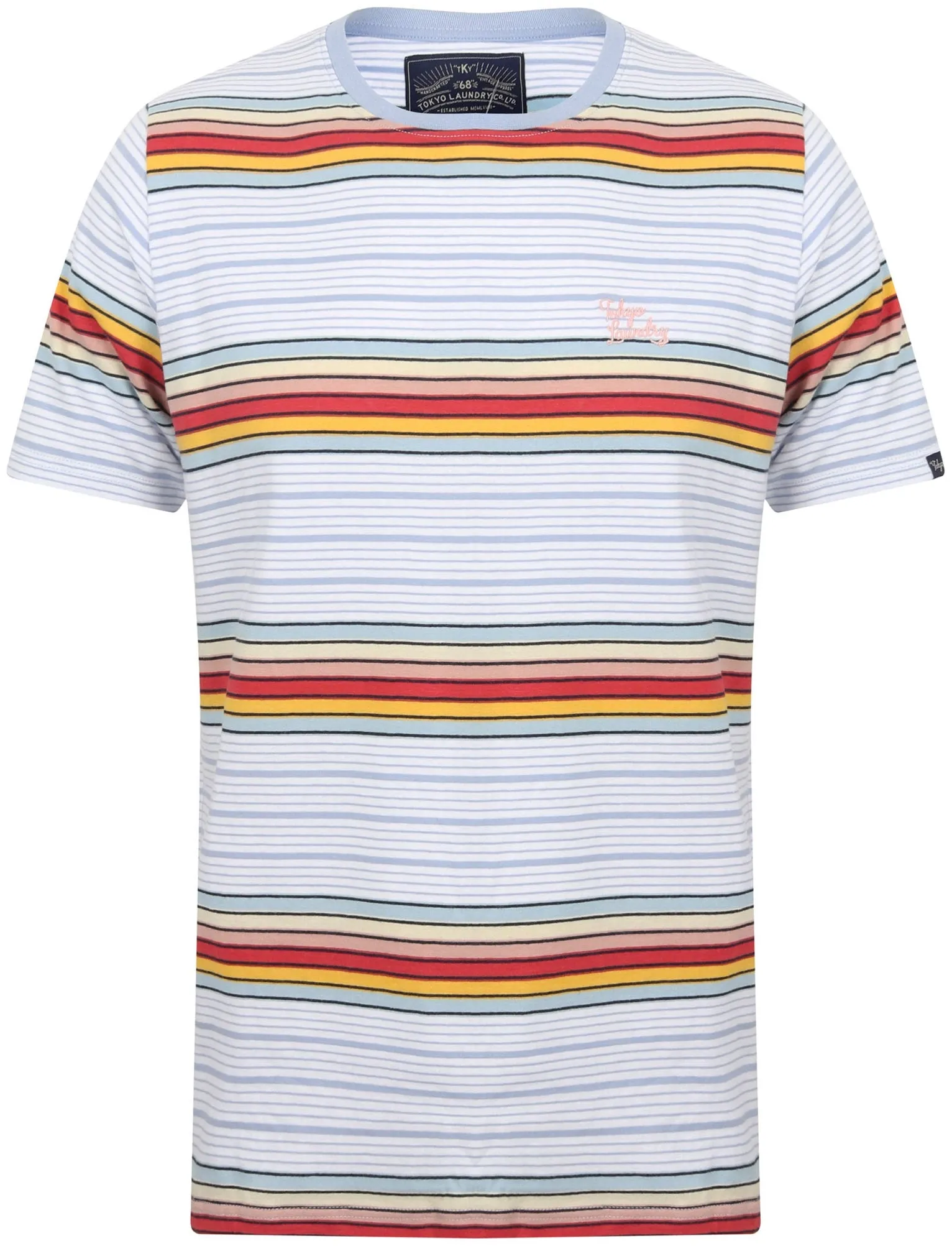 Lowell Striped Cotton T-Shirt In Bright White - Tokyo Laundry sold by Tokyo Laundry product image thumbnail 5