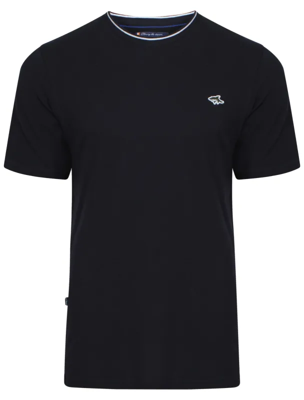 Horace Pique T-Shirt in Navy - Le Shark sold by Tokyo Laundry