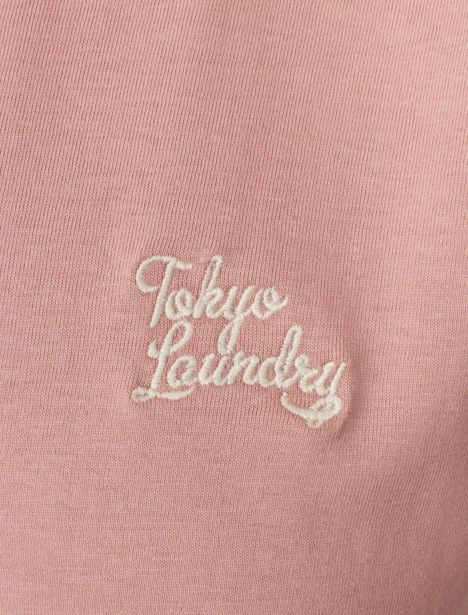 Montecarlo Crew Neck Cotton T-Shirt In Dusky Pink - Tokyo Laundry sold by Tokyo Laundry product image thumbnail 5