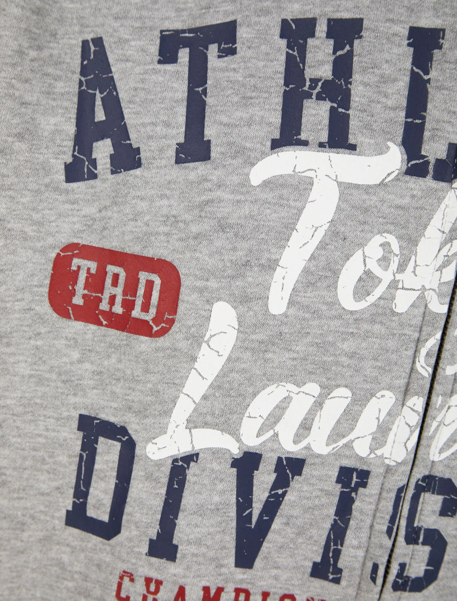 Teric Zip Through Fleece Hoodie with Borg Lined Hood in Light Grey Marl - Tokyo Laundry sold by Tokyo Laundry product image thumbnail 3