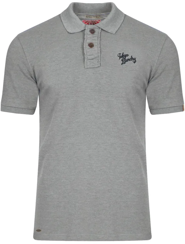 Penn State Polo Shirt in Light Grey Marl - Tokyo Laundry sold by Tokyo Laundry