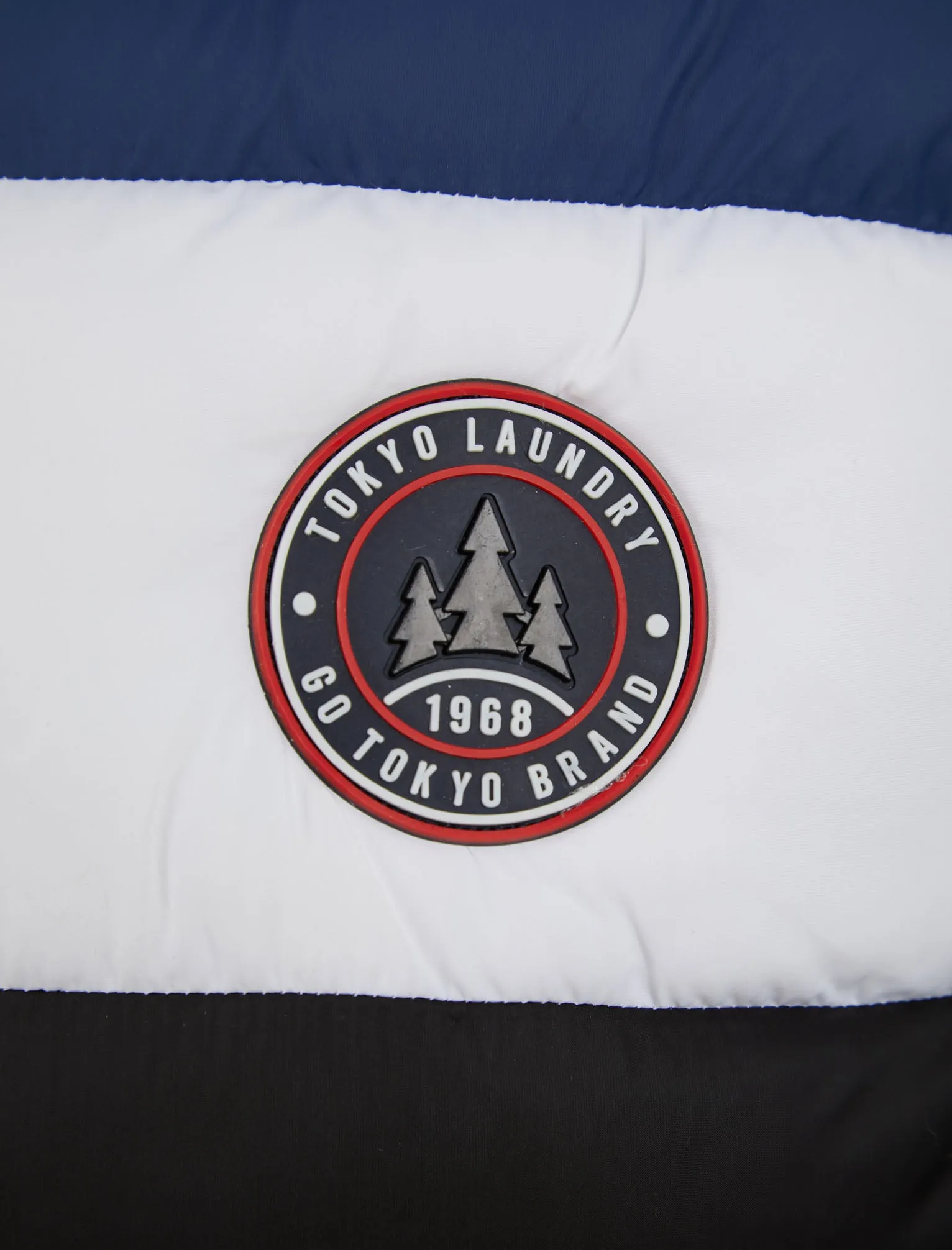 Tarmon Microfleece Lined Quilted Puffer Gilet in Jet Black / Blue - Tokyo Laundry Active Tech sold by Tokyo Laundry product image thumbnail 3