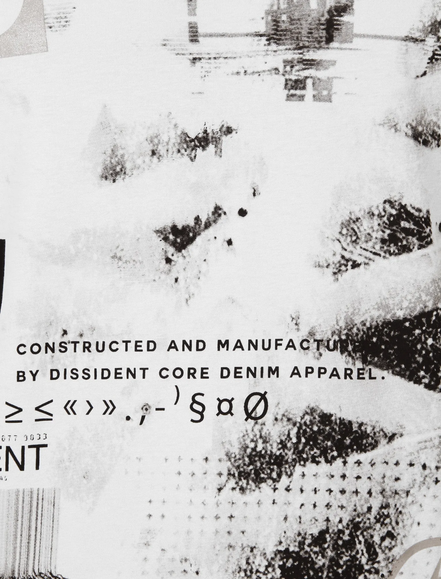 Convex Motif Cotton T-Shirt In Optic White - Dissident sold by Tokyo Laundry product image thumbnail 3