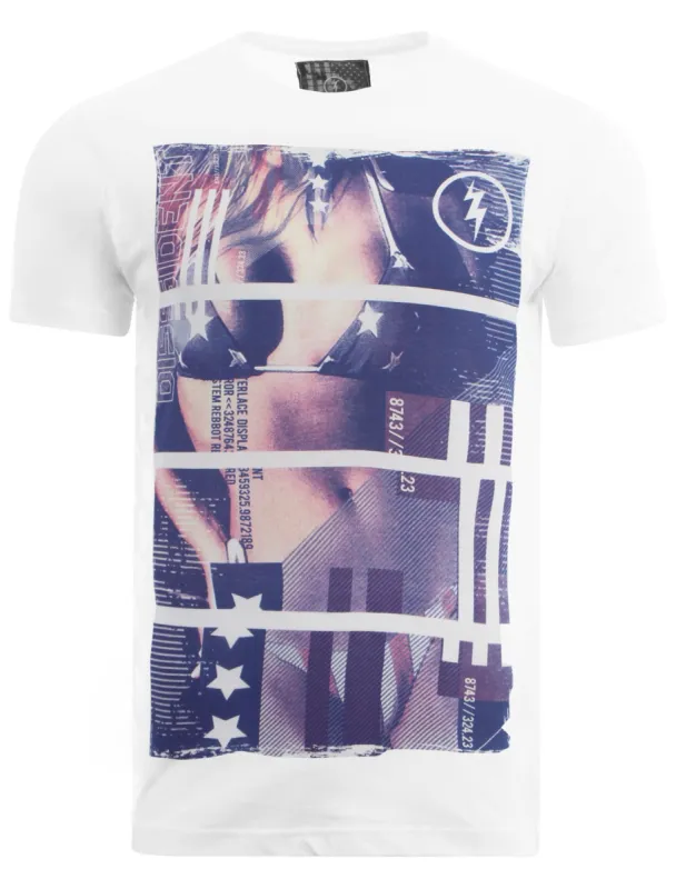 Dissident white Diss Bikini t-shirt sold by Tokyo Laundry