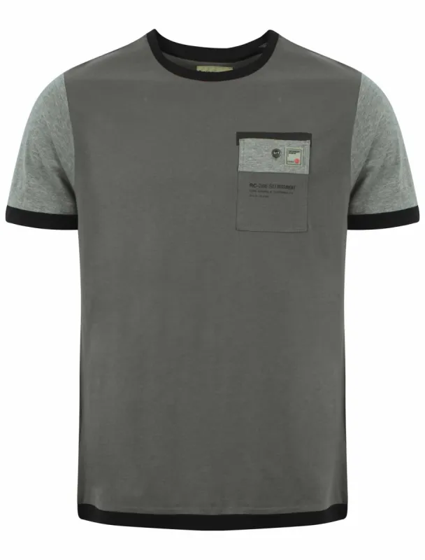 Dissident ZOO5 Crew Neck cotton T-Shirt in Castle Rock made by Tokyo Laundry