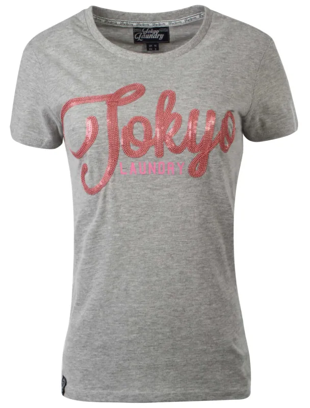 Tokyo Laundry Cristal Grey t-shirt sold by Tokyo Laundry