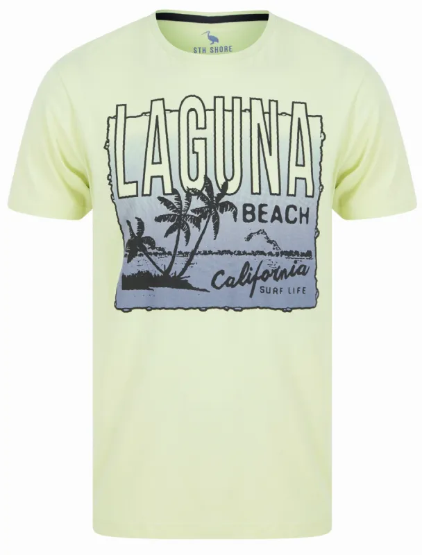 Laguna Motif Cotton Jersey T-Shirt in Reed Green - South Shore sold by Tokyo Laundry
