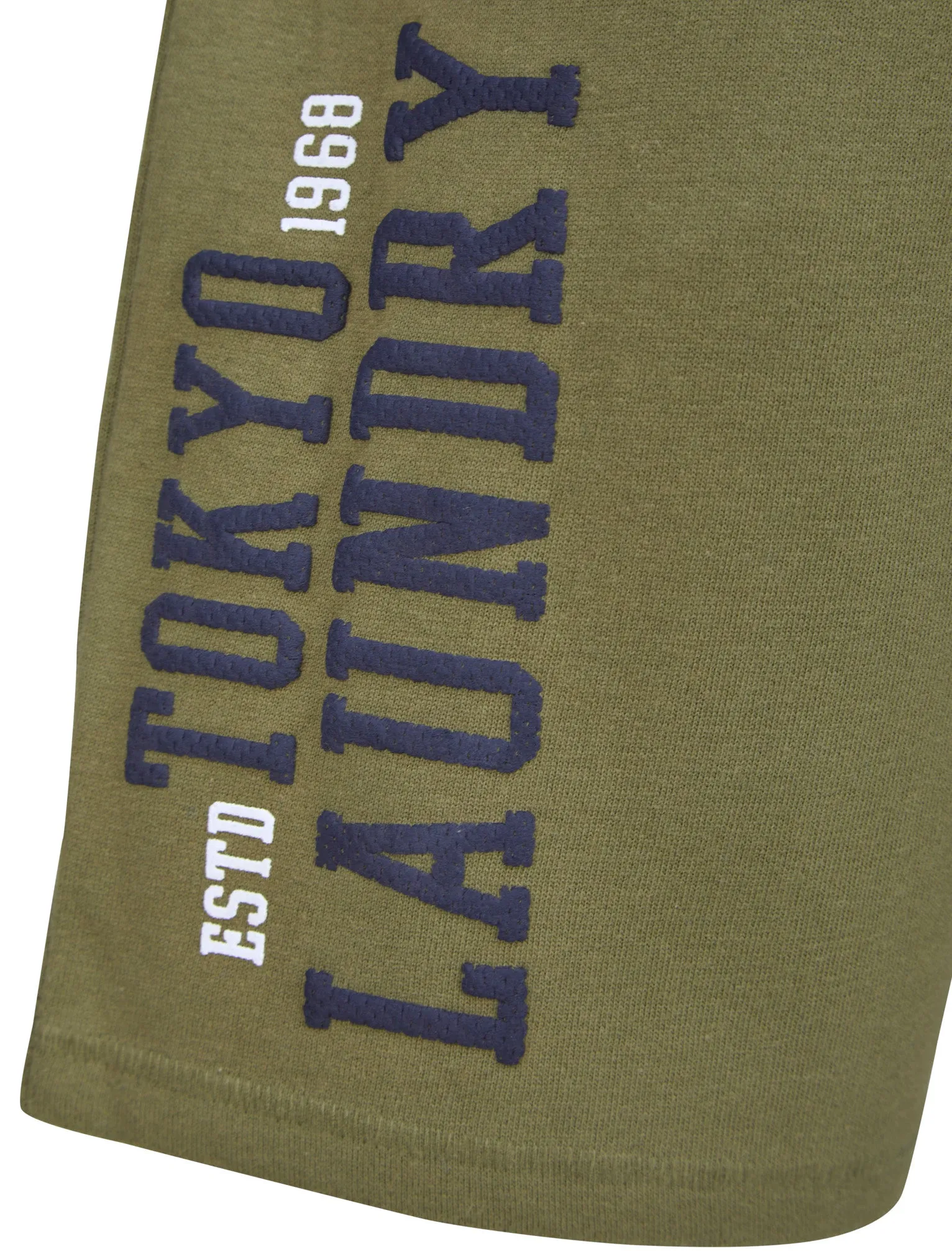 Siding Multi-Pocket Brushback Fleece Jogger Shorts in Deep Lichen Green - Tokyo Laundry sold by Tokyo Laundry product image thumbnail 5