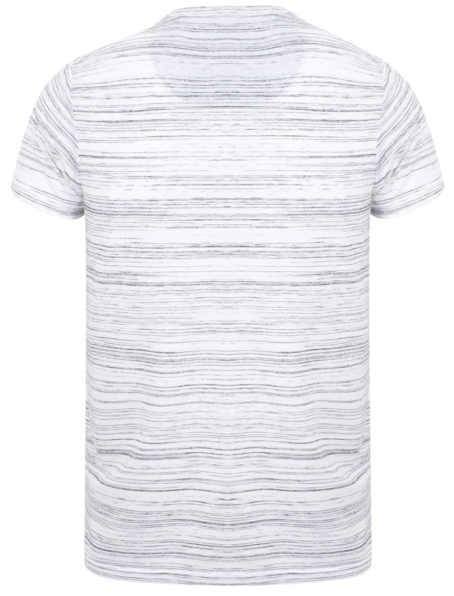 San Fran Split Motif Space Dye Crew Neck T-Shirt In Optic White - Dissident sold by Tokyo Laundry product image thumbnail 2