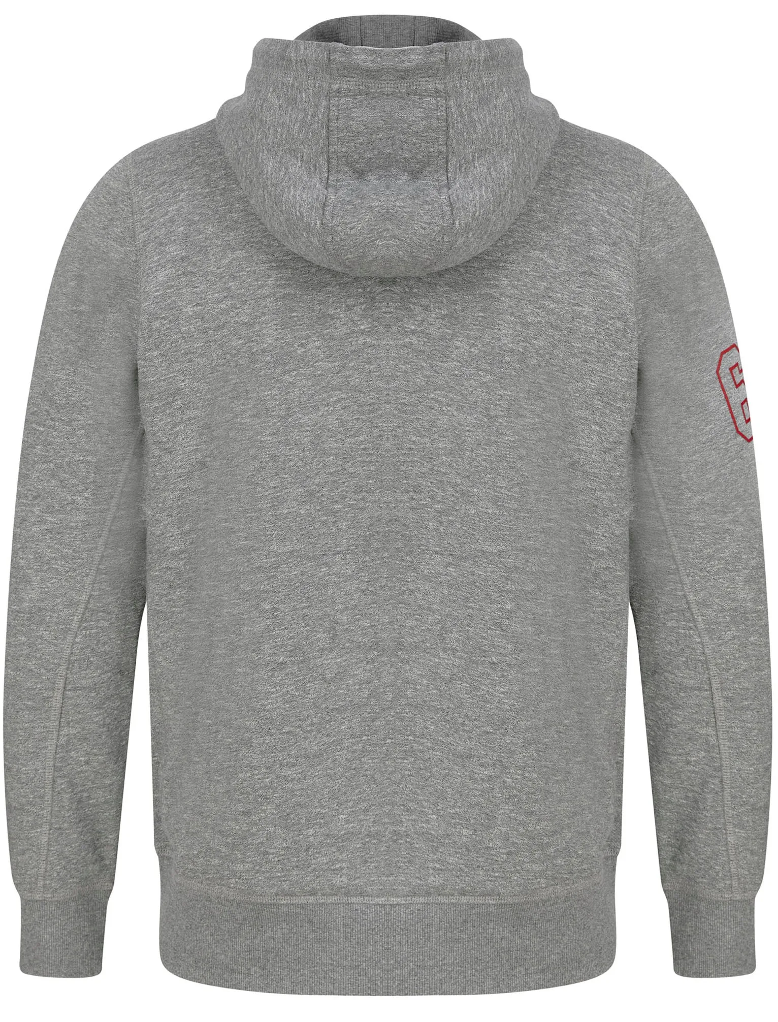 Intent Motif Brushback Fleece Pullover Hoodie in Light Grey Grindle - Tokyo Laundry sold by Tokyo Laundry product image thumbnail 3
