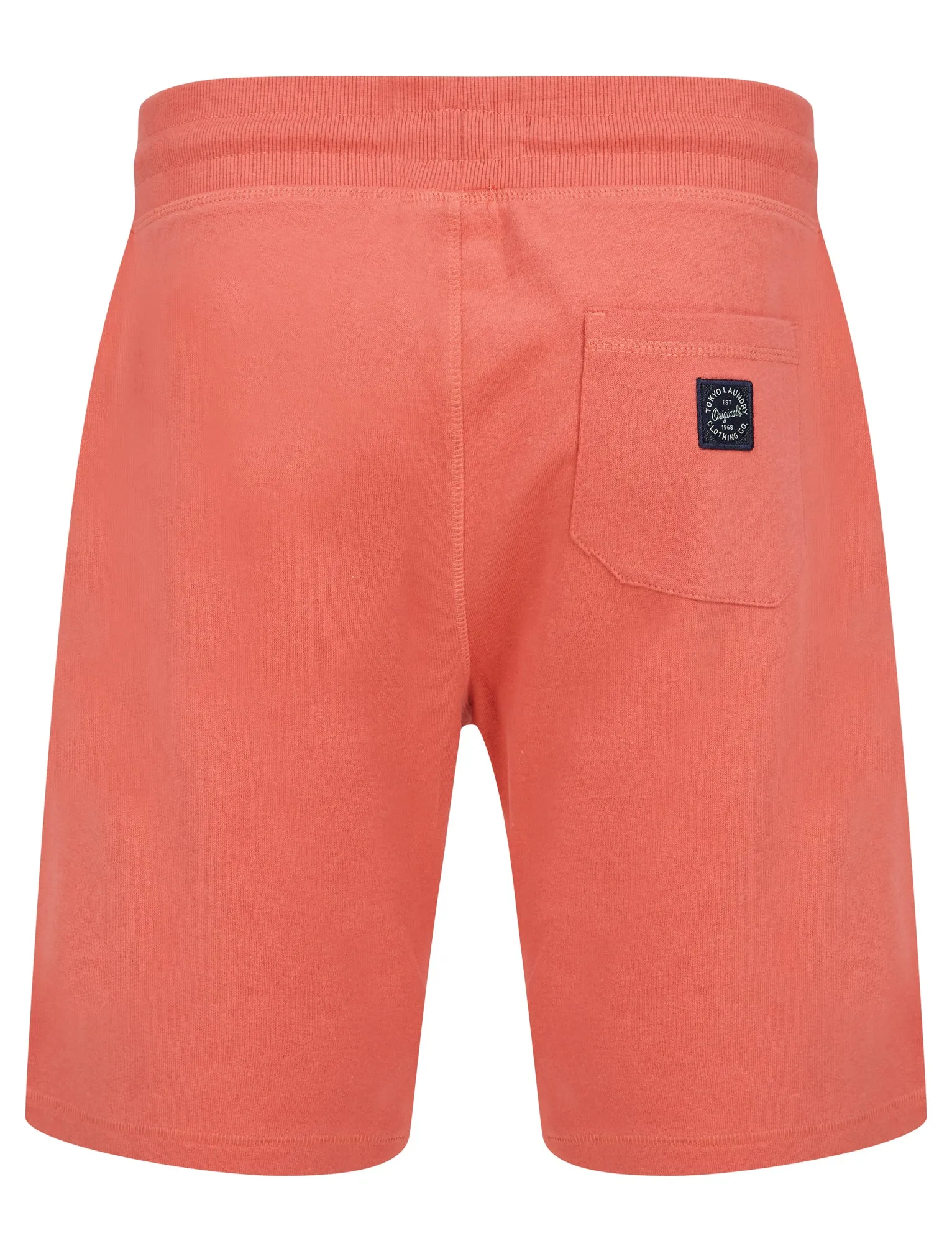 Dischord Motif Brushback Fleece Jogger Shorts in Faded Peach - Tokyo Laundry sold by Tokyo Laundry product image thumbnail 2