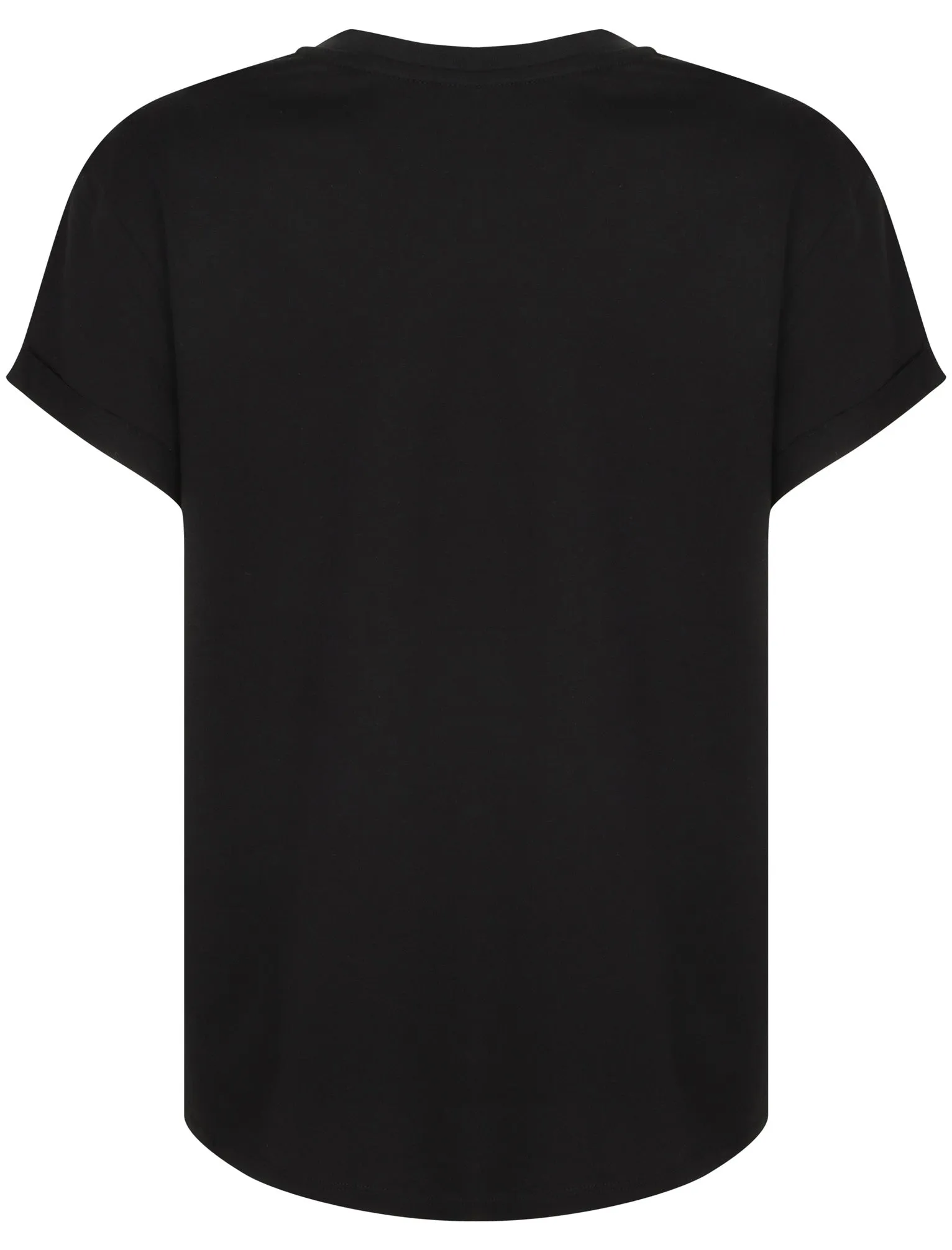 Womens Oversized Cotton Crew Neck T-Shirt In Black - Tokyo Laundry sold by Tokyo Laundry product image thumbnail 2