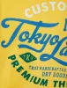 Bluesy Tee Motif Cotton Jersey T-Shirt in Mimosa Yellow - Tokyo Laundry sold by Tokyo Laundry