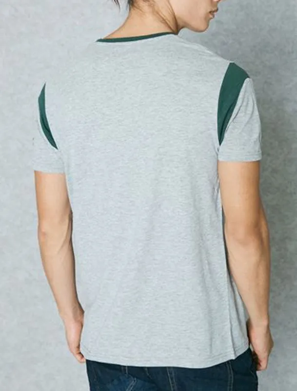 Athletic Motif Crew Neck T-Shirt in Mid Grey sold by Tokyo Laundry product image thumbnail 2