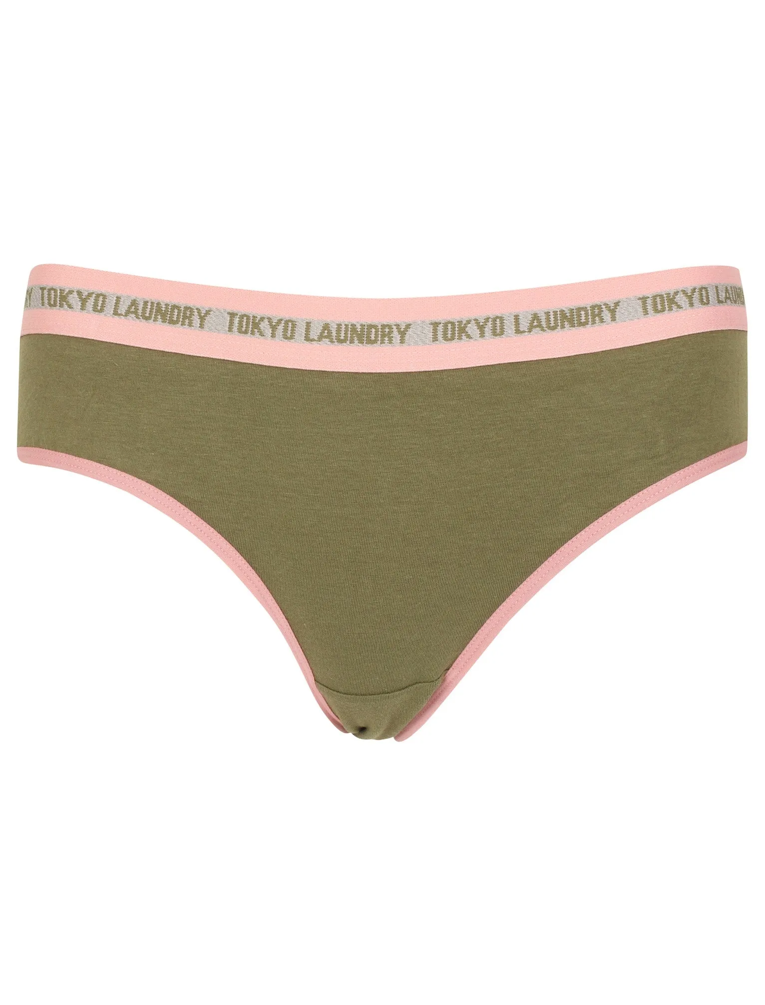 Feverfew (3 Pack) Assorted Briefs In Khaki/ Light Grey Marl/ Blush - Tokyo Laundry sold by Tokyo Laundry product image thumbnail 3