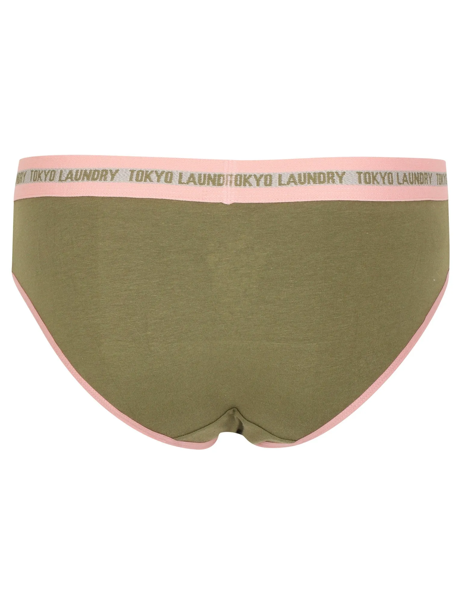 Feverfew (3 Pack) Assorted Briefs In Khaki/ Light Grey Marl/ Blush - Tokyo Laundry sold by Tokyo Laundry product image thumbnail 4