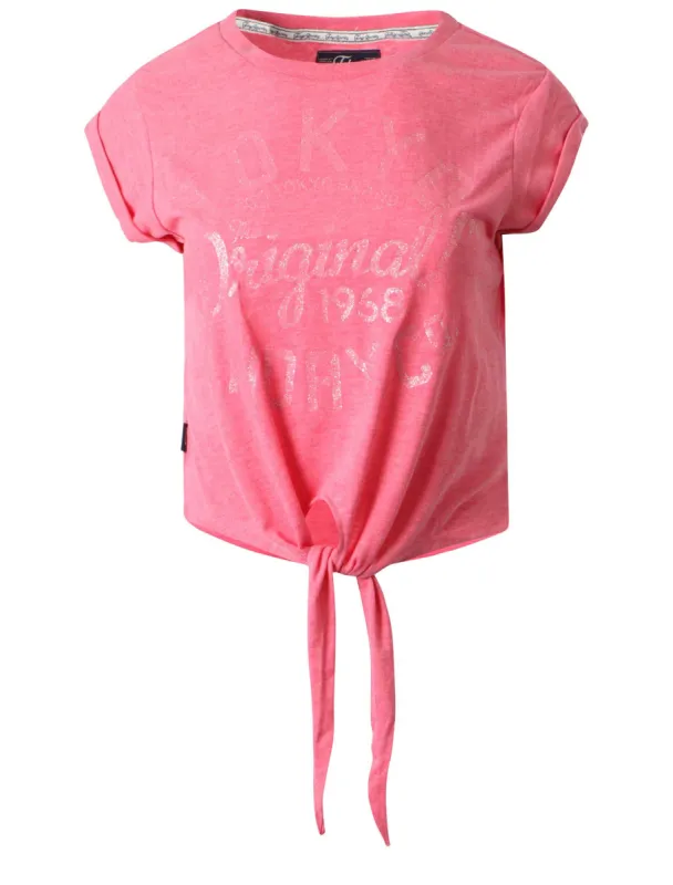 Tokyo Laundry Halle Pink  t-shirt sold by Tokyo Laundry
