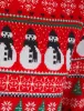 Women's Flakey Novelty Knitted Christmas Jumper Dress in Tokyo Red - Merry Christmas sold by Tokyo Laundry