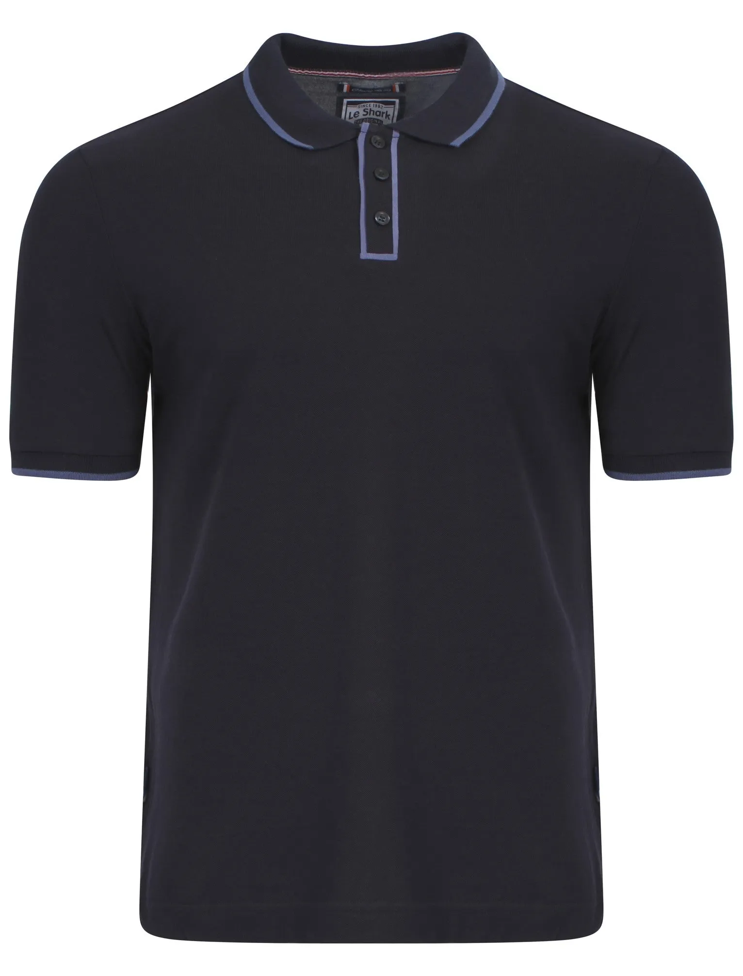 Le Shark Bridgeway polo shirt in navy sold by Tokyo Laundry