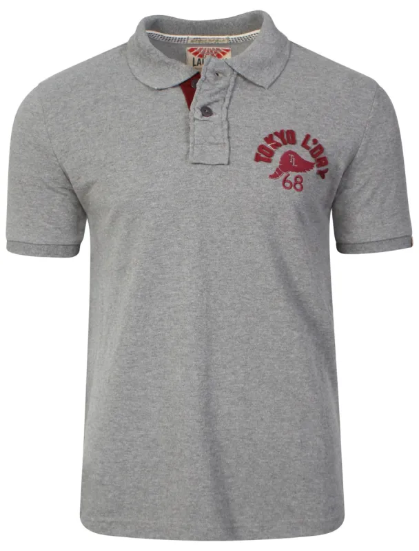 Cherokee Polo Shirt in Mid Grey Marl- Tokyo Laundry sold by Tokyo Laundry