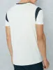 Athletic Motif Crew Neck T-Shirt in Ecru sold by Tokyo Laundry