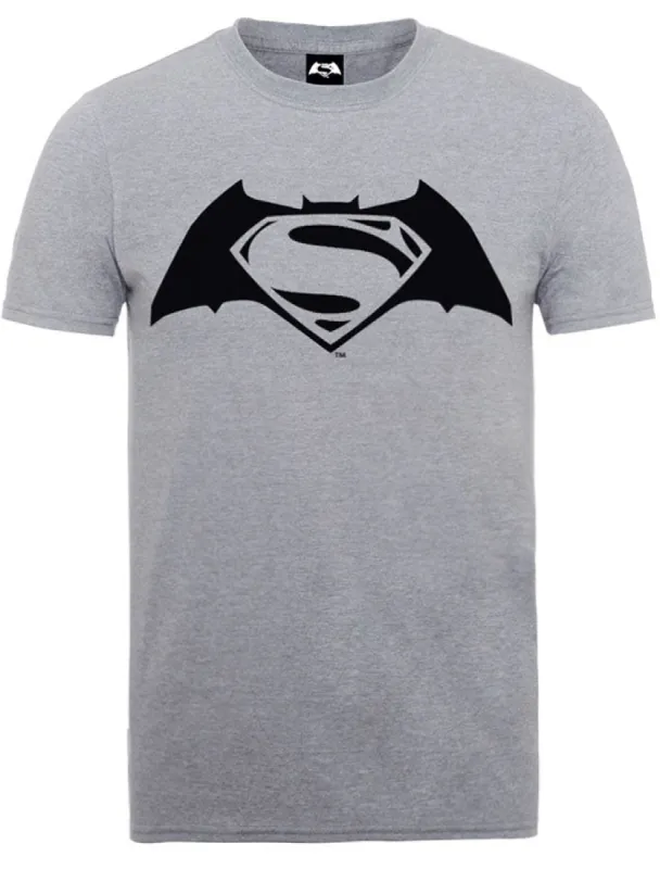 Batman & Superman DC Graphic T-Shirt in Grey Marl sold by Tokyo Laundry