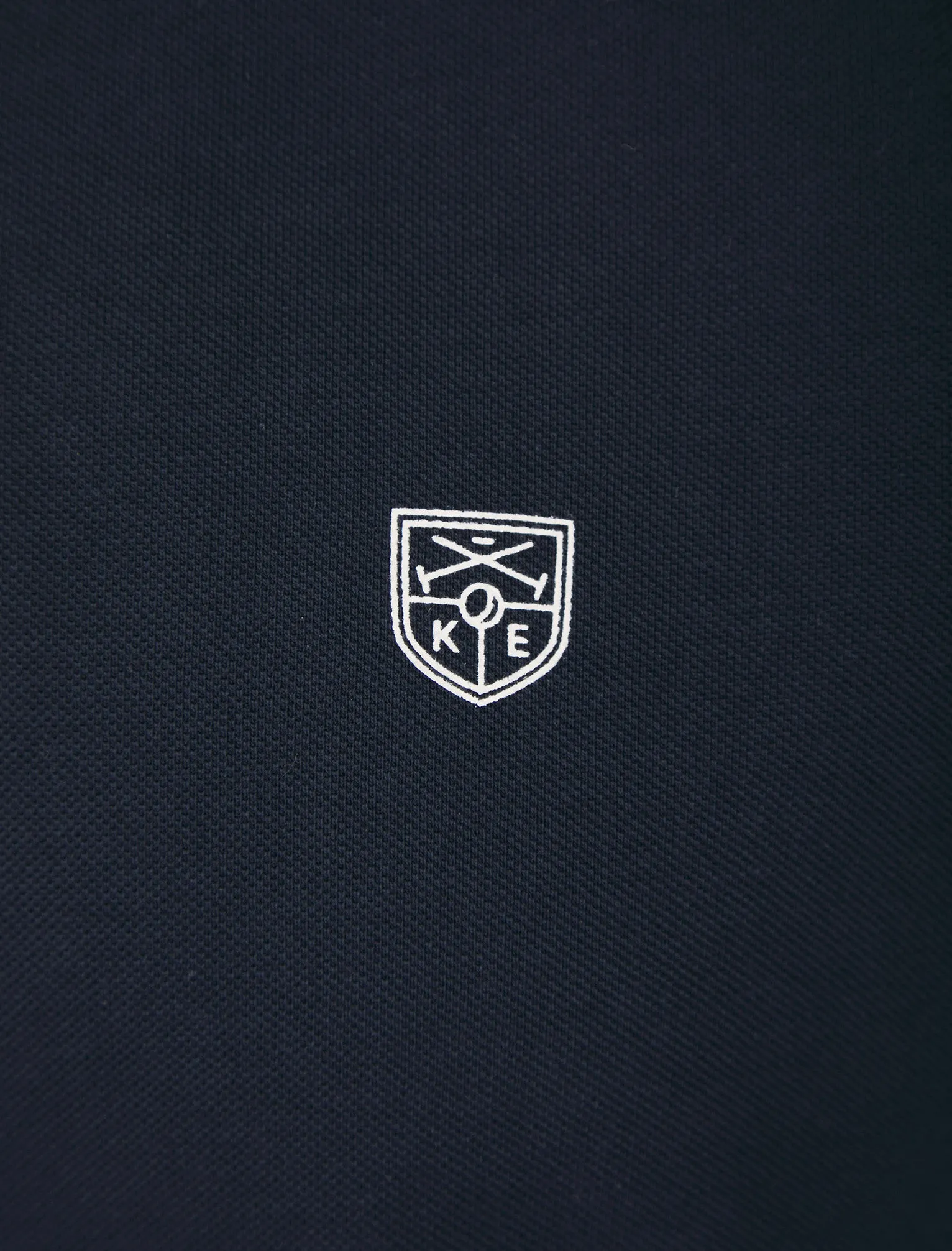 Buckfast Cotton Pique Polo Shirt in Sky Captain Navy - Kensington Eastside sold by Tokyo Laundry product image thumbnail 3