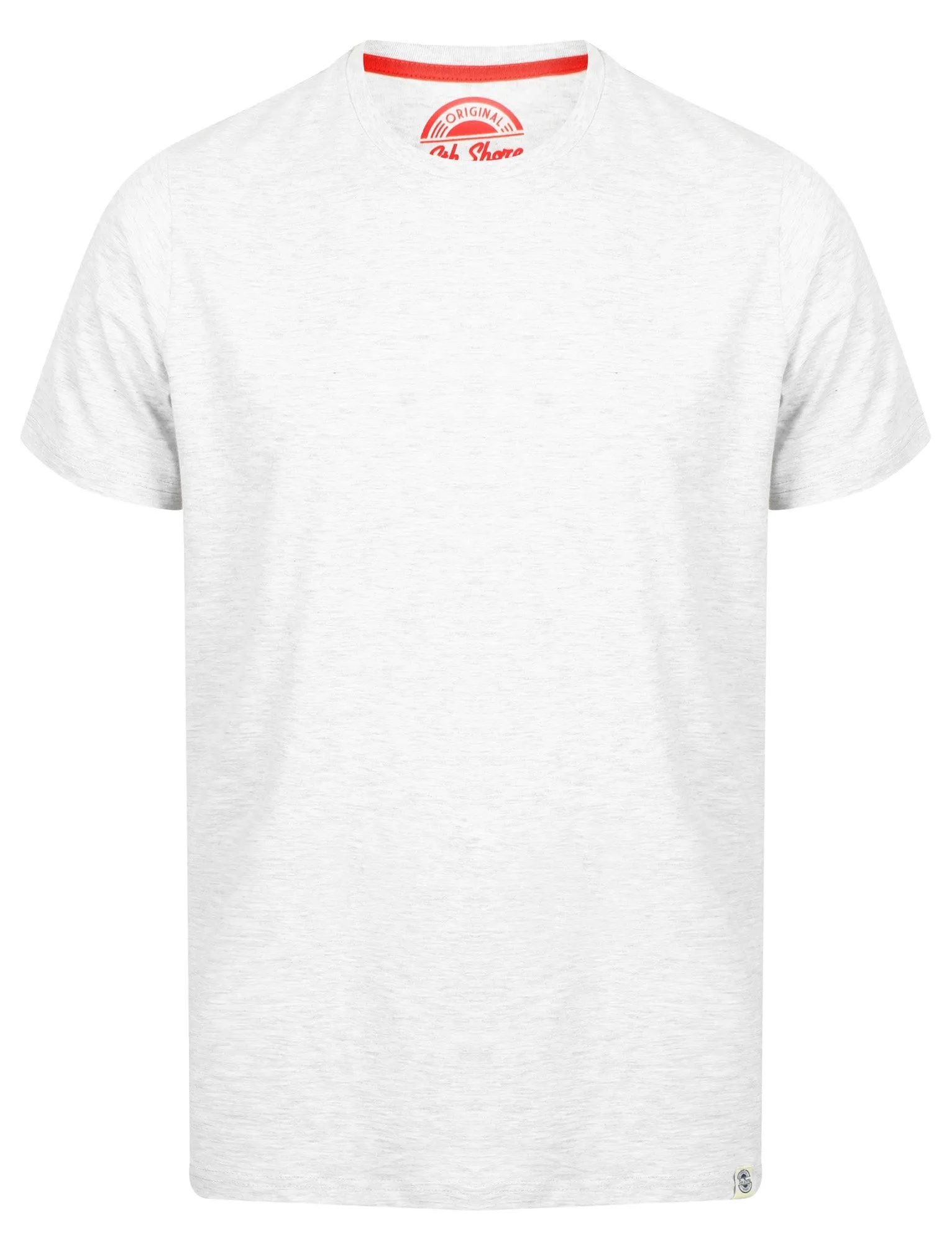 Peavey Cotton Crew Neck T-Shirt In Ice Grey Marl - South Shore sold by Tokyo Laundry