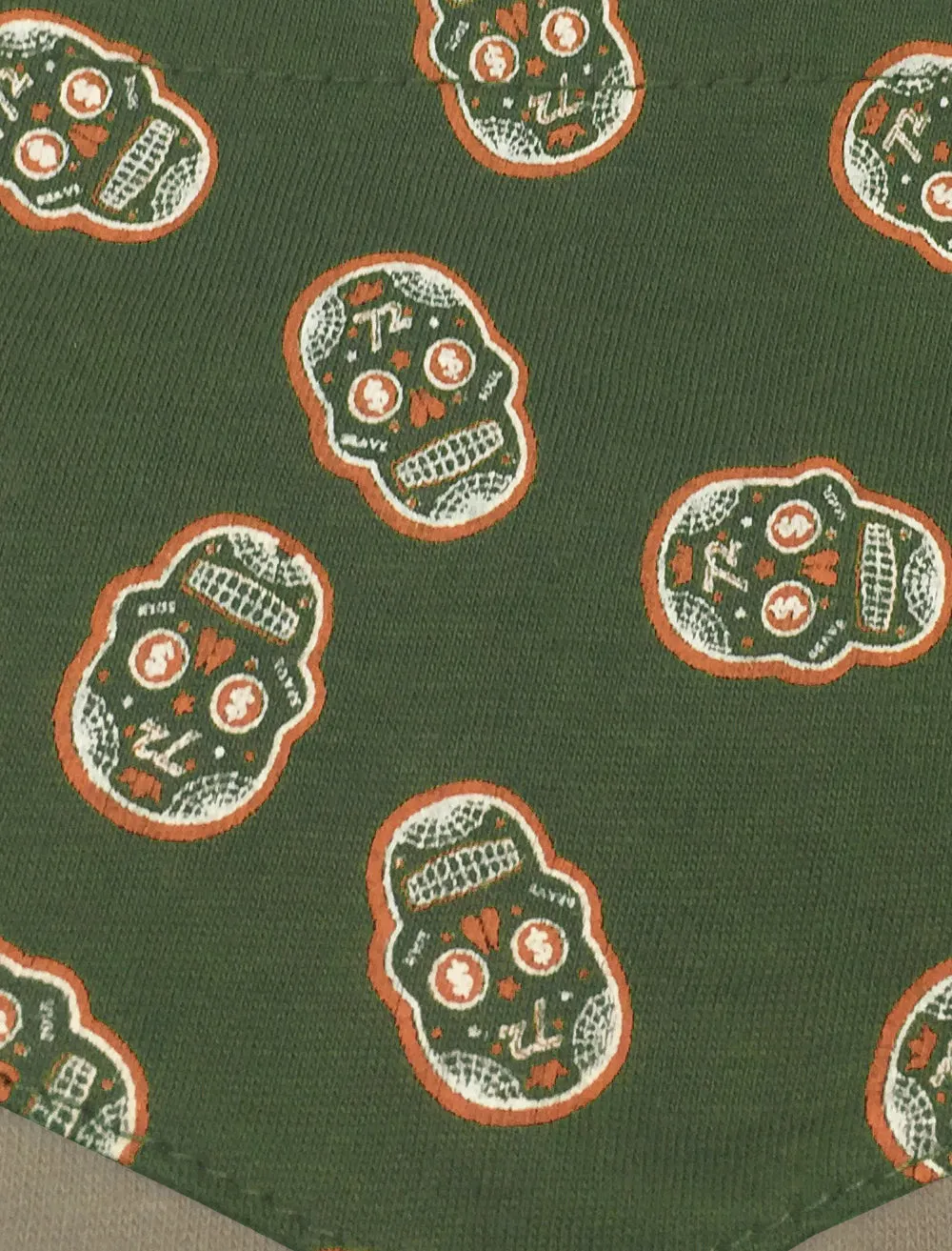 Mexico Crew Neck T-Shirt with Skull Print Pocket in Brown sold by Tokyo Laundry product image thumbnail 3