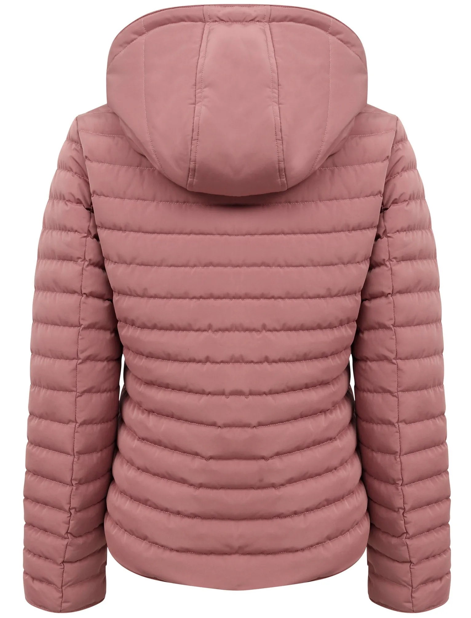 Ginger Quilted Hooded Puffer Jacket in Nostalgia Rose - Tokyo Laundry sold by Tokyo Laundry product image thumbnail 2