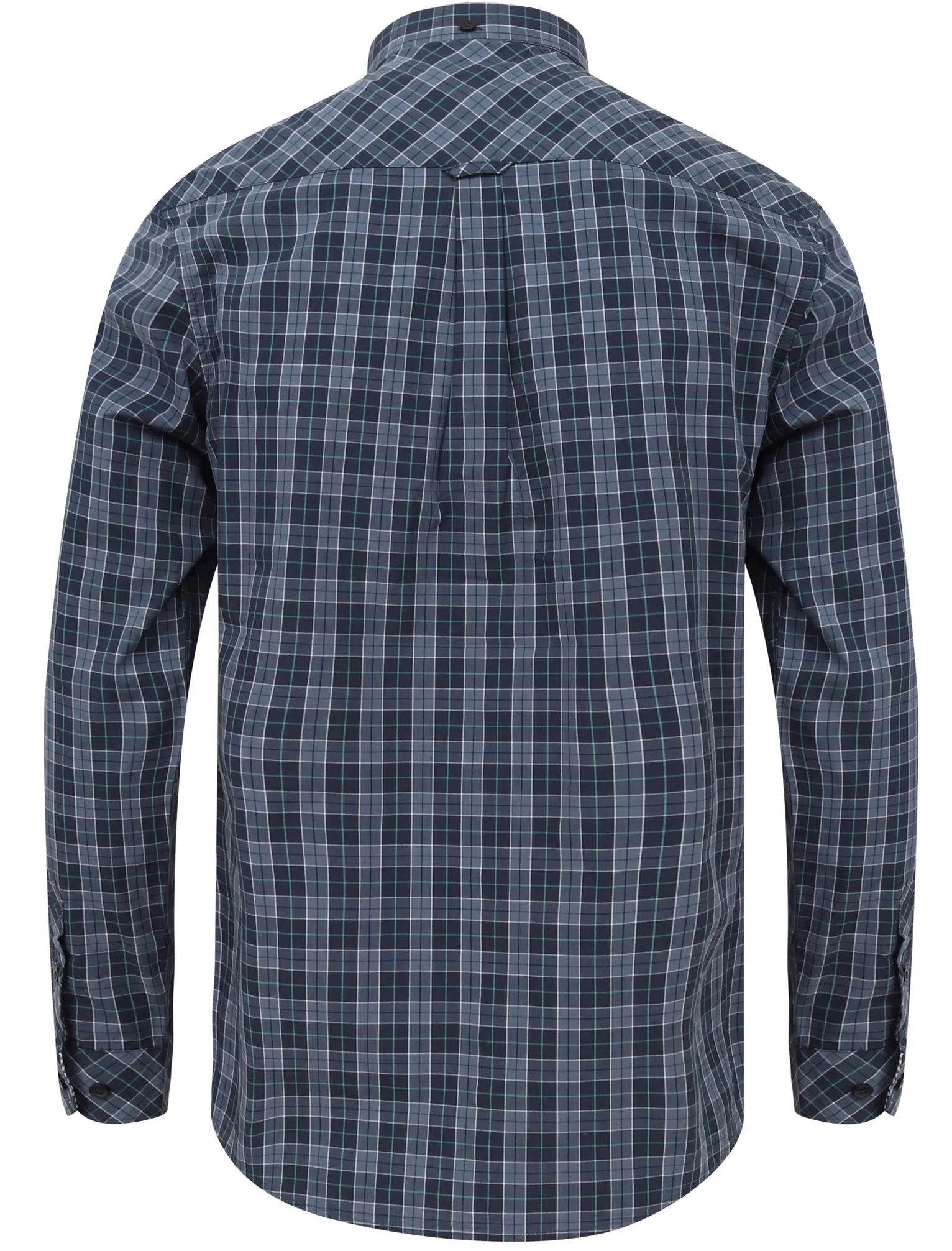 Mellor Checked Cotton Shirt with Chest Pocket In Vintage Indigo - Le Shark sold by Tokyo Laundry product image thumbnail 2