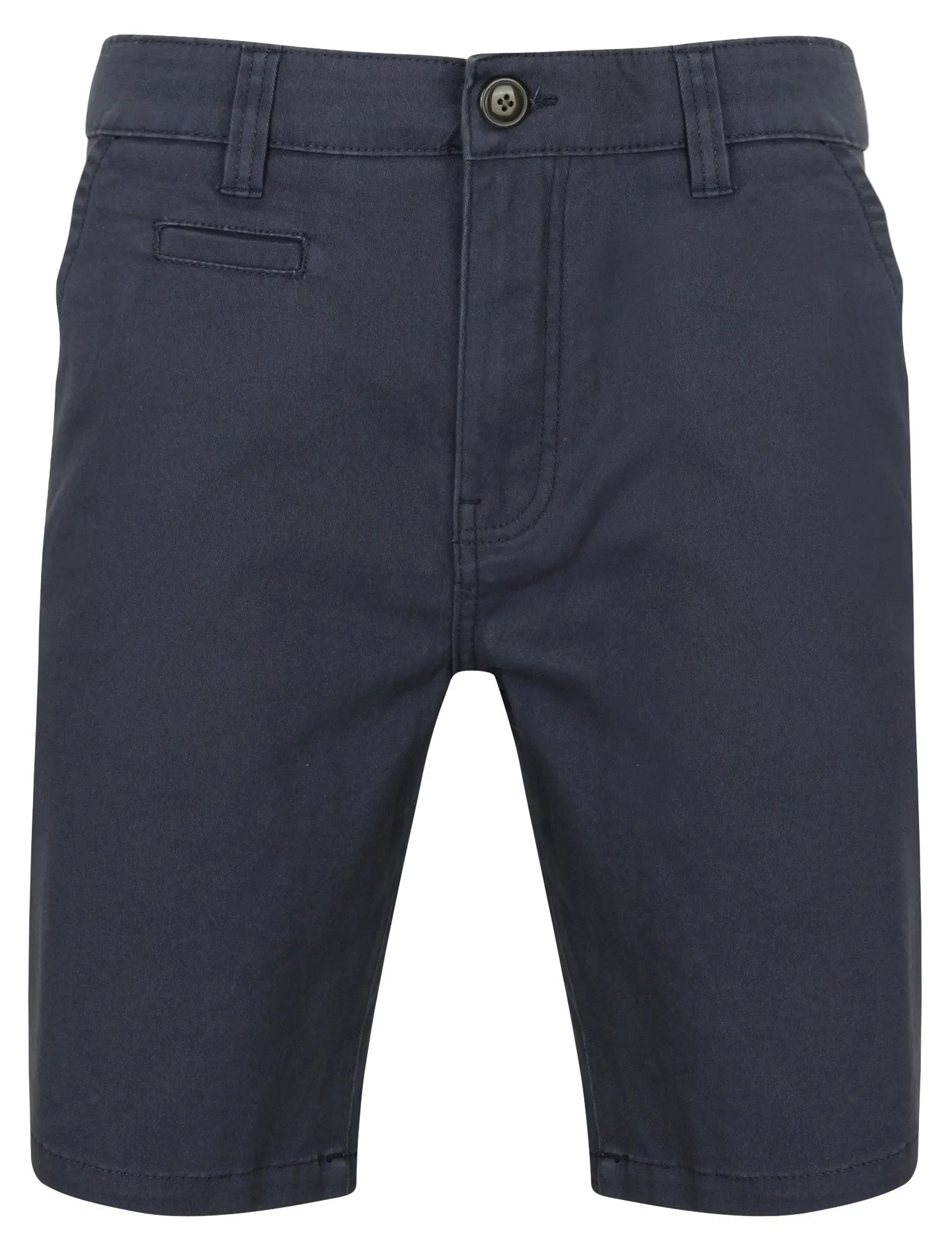 Scotch Cotton Twill Chino Shorts with Stretch In Mood Indigo - South Shore sold by Tokyo Laundry