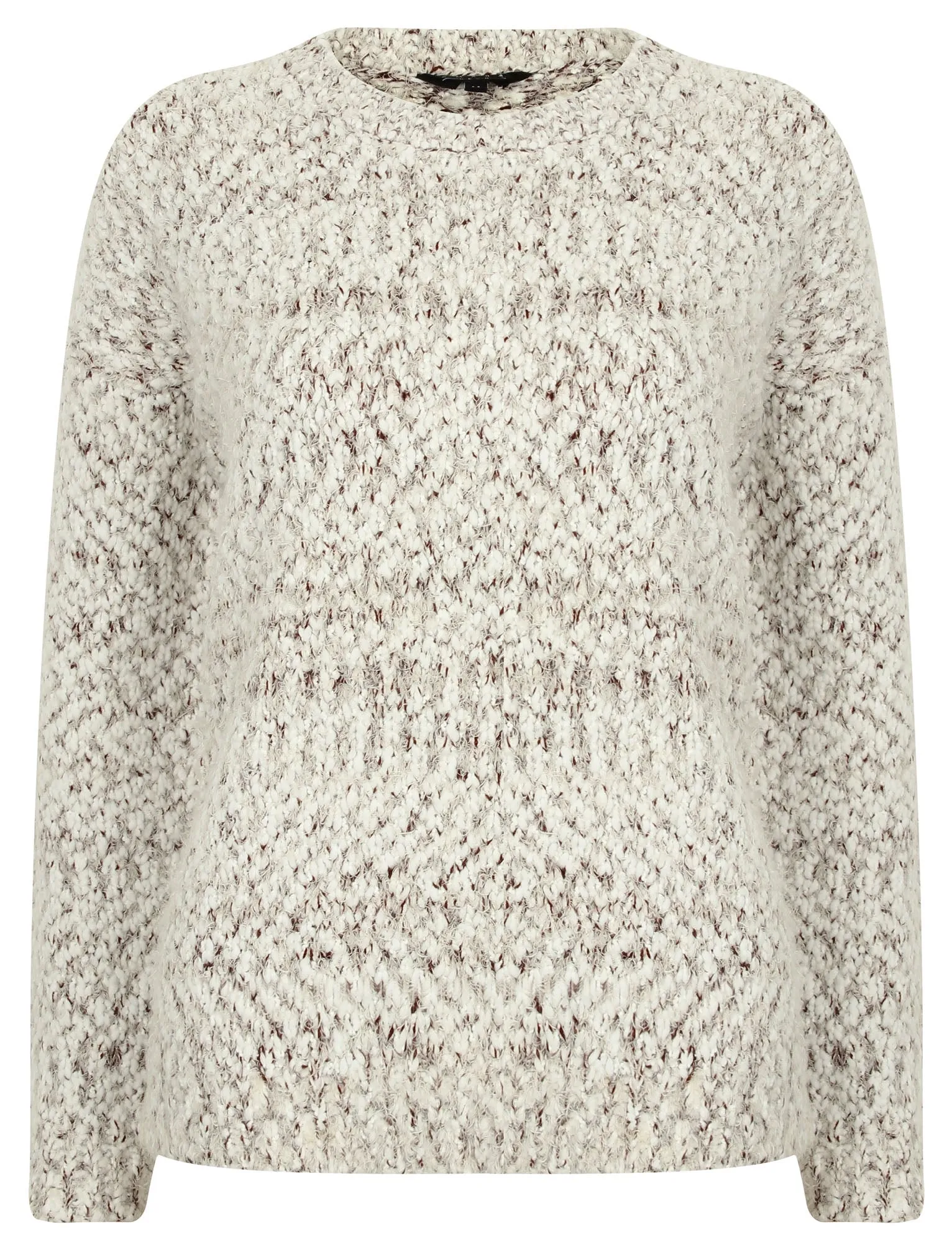 AR Nile Knitted Crew Neck Jumper in Burgundy - Amara Reya sold by Tokyo Laundry product image thumbnail 3