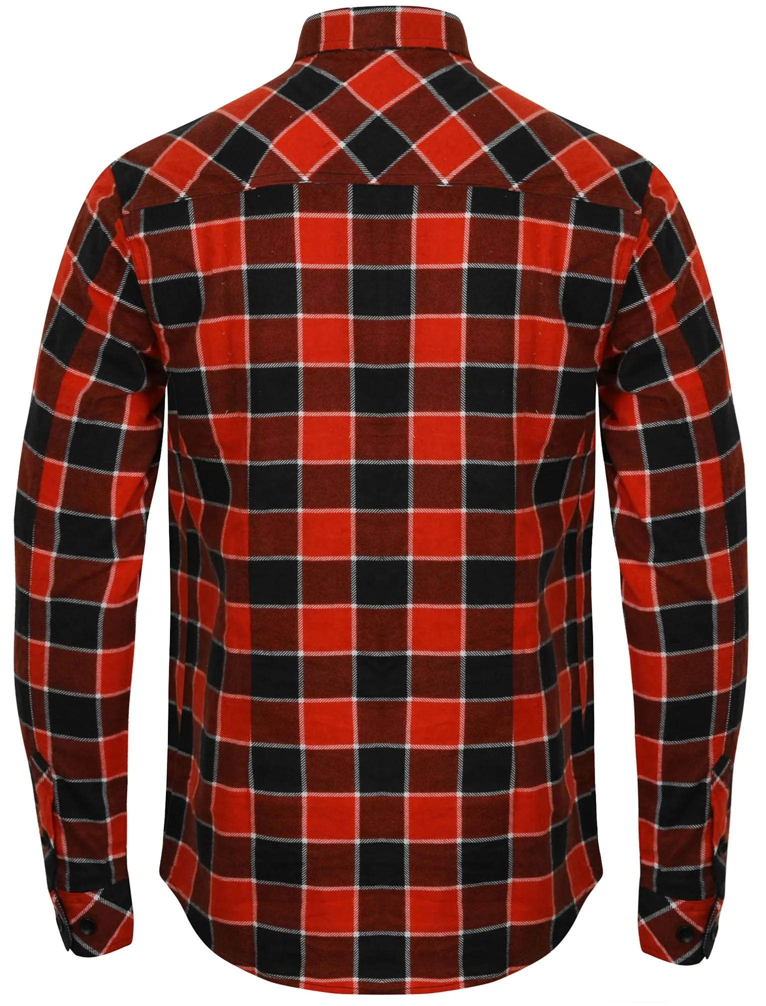 Cadillo Checked Long Sleeve Flannel Shirt in Merlot - Tokyo Laundry sold by Tokyo Laundry product image thumbnail 2