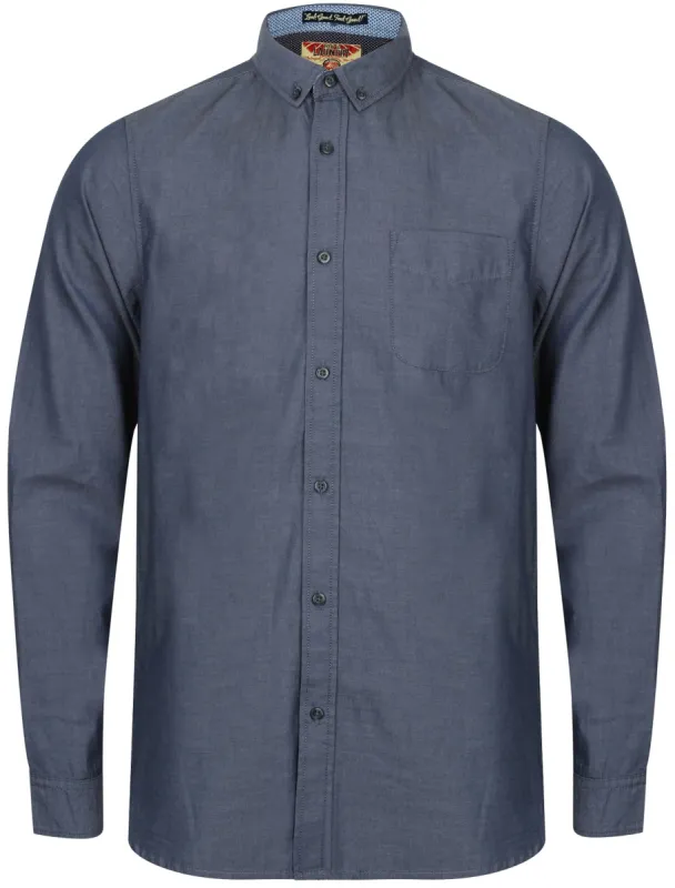 Sonoma Long Sleeve Cotton Shirt In Dress Blues - Tokyo Laundry sold by Tokyo Laundry