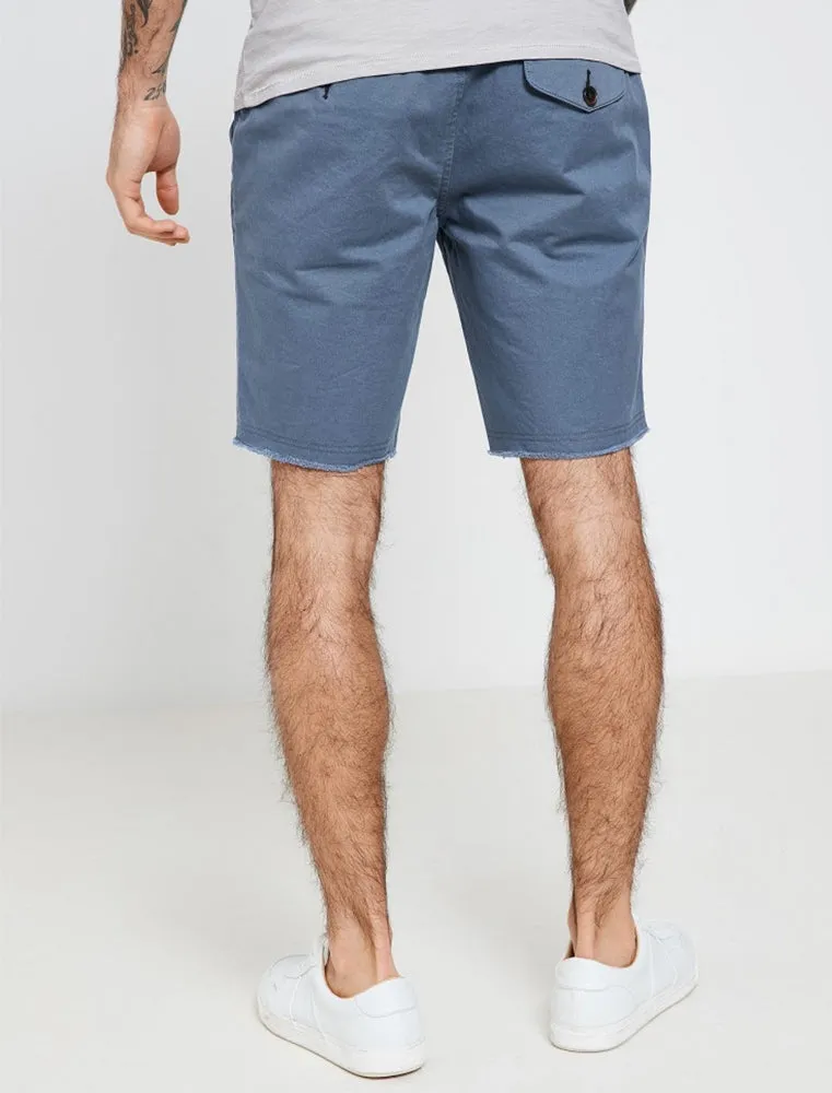 Chester Raw Hem Chino Shorts in Powder Blue sold by Tokyo Laundry product image thumbnail 3