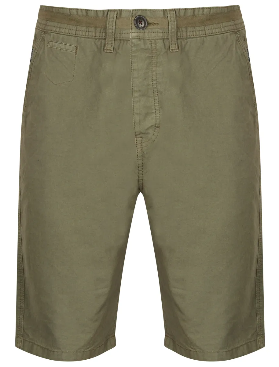 Bartoli Cotton Shorts in Light Khaki - Tokyo Laundry sold by Tokyo Laundry