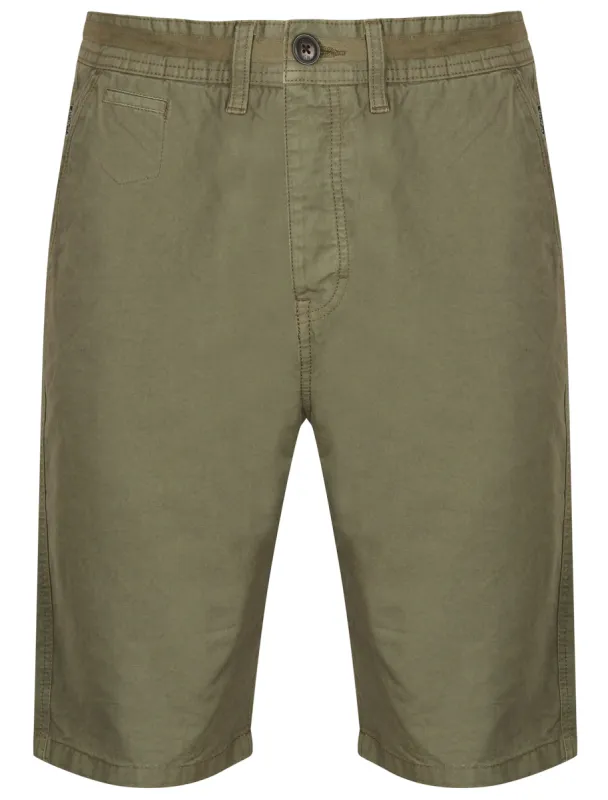 Bartoli Cotton Shorts in Light Khaki - Tokyo Laundry sold by Tokyo Laundry