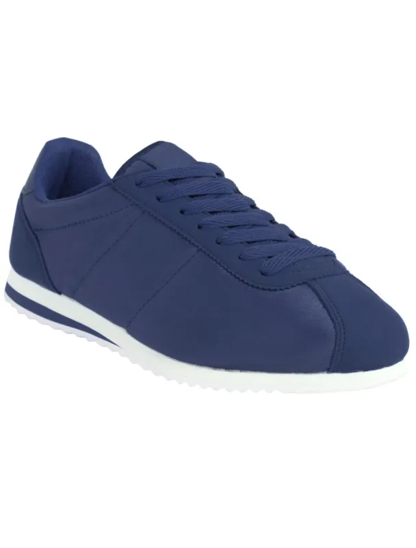Womens Tessa Quilted Lace up Fashion Trainers in Navy sold by Tokyo Laundry