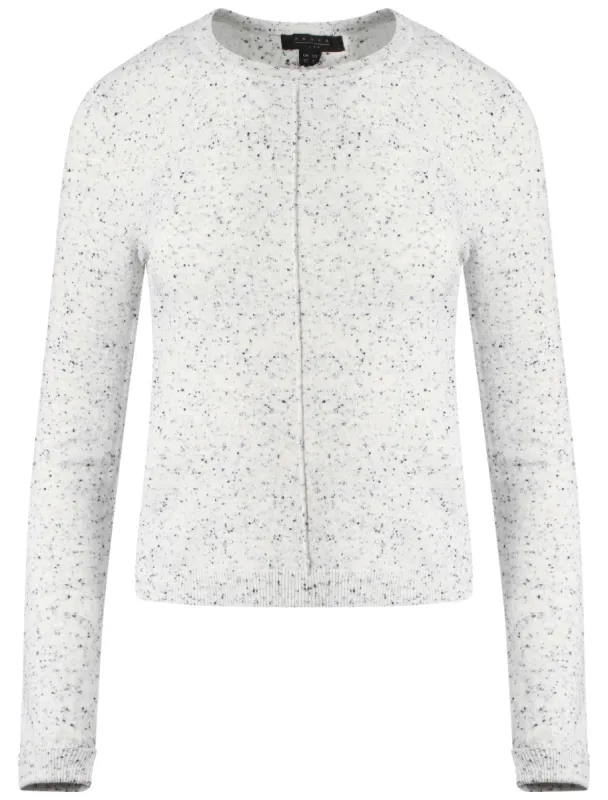 Amara Reya Navy flecked front seam jumper made by Tokyo Laundry