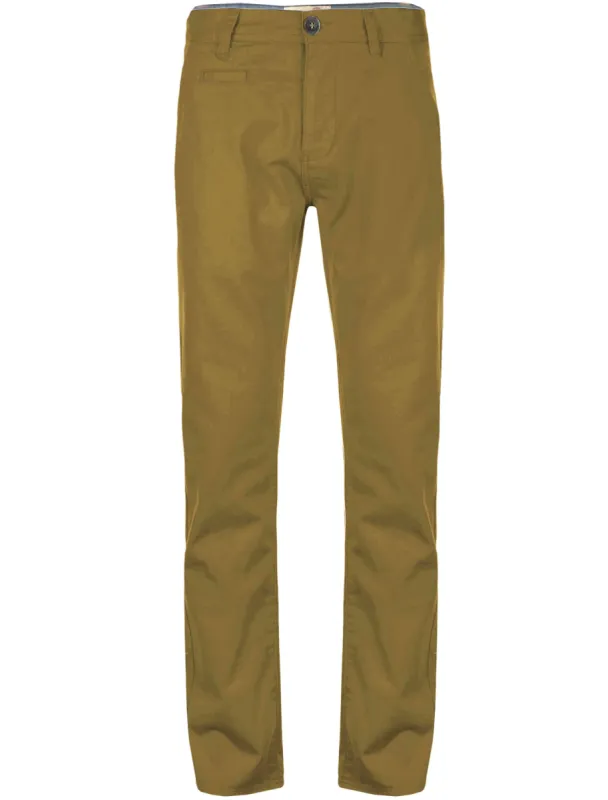 Flynn Cotton Twill Chino Trousers in Camel - Tokyo Laundry sold by Tokyo Laundry